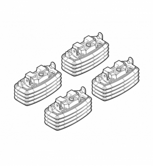 Kit attacchi mercedes clas a  3/5d 9/04/,classe b  5/05/, classe r  5/06