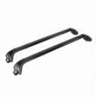 Cp.barre acciaio snap-fit 80-111cm telescopica color nero con cinghietto