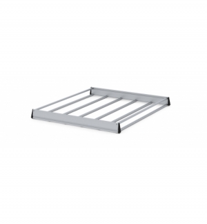 kargo rack  190x130 cm cesta portapacchi per veicoli comm. Alluminio