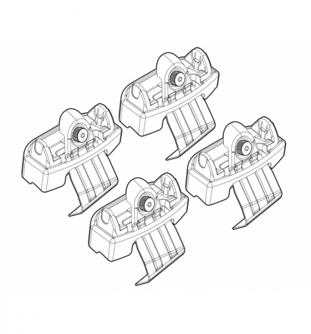 Kit attacchi volvo v50 04/13 (no railing)
