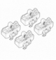 Kit attacchi peugeot 206 3/5p 98/13