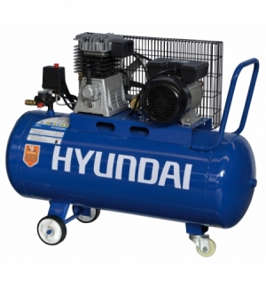 Compressore D'Aria 100Lt 3Hp Hyundai Mb2065/100L Lubrificato