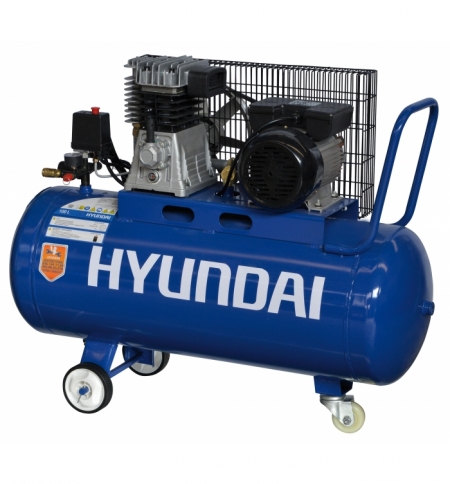 Compressore D'Aria 100Lt 3Hp Hyundai Mb2065/100L Lubrificato