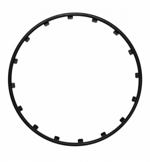 Set 4 protezioni cerchi rim ringz 15 nero