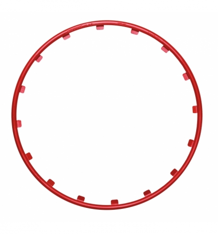 Set 4 protezioni cerchi rim ringz 16 rosso