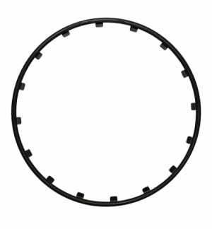 Set 4 protezioni cerchi rim ringz 16 nero