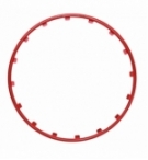 Set 4 protezioni cerchi rim ringz 18 rosso