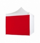 Laterale Rosso per Gazebo Bertoni 2 mt. serie Piramide