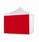 Laterale Rosso per Gazebo Bertoni 3 mt. serie Piramide