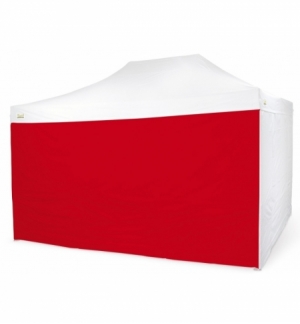 Laterale Rosso per Gazebo Bertoni 4,5 mt. serie Piramide