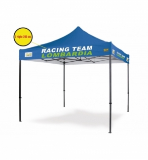 Personalizzazione Gazebo DICITURA - 2 righe 200 cm.