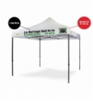 Personalizzazione Gazebo DICITURA - 2 righe 160 cm. + logo A4