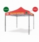 Personalizzazione Gazebo DICITURA - 2 righe 200 cm. + logo A4
