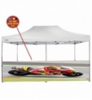 Personalizzazione Gazebo FULL PRINT ½ parete laterale 8 mt.