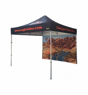 Personalizzazione Gazebo FULL PRINT parete laterale 3 mt. c/porta