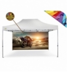 Personalizzazione Gazebo FULL PRINT parete laterale 4,5 mt.