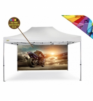 Personalizzazione Gazebo FULL PRINT parete laterale 4,5 mt.