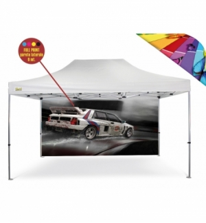 Personalizzazione Gazebo FULL PRINT parete laterale 6 mt.