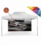 Personalizzazione Gazebo FULL PRINT parete laterale 8 mt. bi-facciale