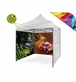 Personalizzazione Gazebo FULL PRINT Kit 3 pareti laterali 2x2 mt.