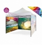 Personalizzazione Gazebo FULL PRINT Kit 3 pareti laterali 4x4 mt.