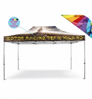 Personalizzazione Gazebo FULL PRINT Tetto 4x8 mt.