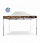 Personalizzazione Gazebo FULL PRINT Kit n° 4 mantovane 3x4,5 mt.