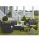 SET RATTAN VEGAS LOUNGE KETER