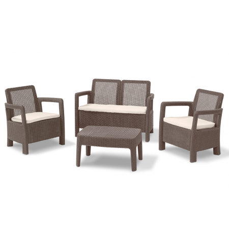 SET RATTAN TARIFA BALCONY LOUNGE ALLIBERT