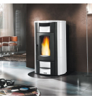 Termo Stufa Pellet Marta Idro Dal Zotto Bianco