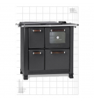 Stufa Legna Carlotta Forno X Dal Zotto Avorio