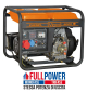 Gen diesel / avv. elettrico, AVR, 12 HP, p.max 5 kW, FULL POWER