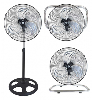 Ventilatore 3 in uno piantana - muro - tavolo 45 cm