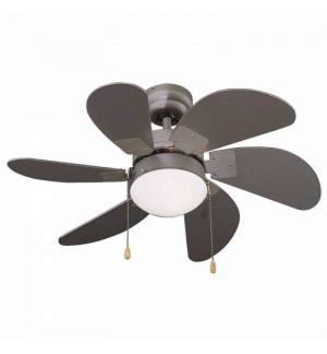 Ventilatore da soffitto 108 cm - 6 pale - 1 luce