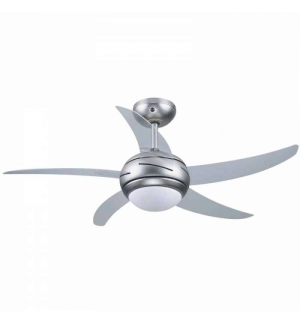 Ventilatore da soffitto 112 cm - 5 pale - 1 luce c/telecomando