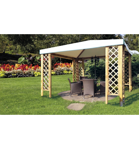 Gazebo capri 360x300 con grigliati