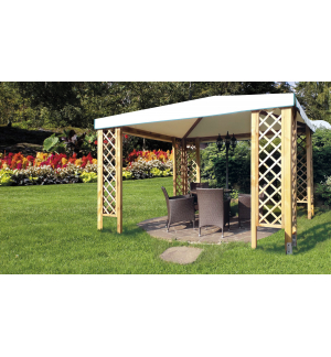 Gazebo capri 360x360 con grigliati