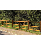 Recinzione con tre fori