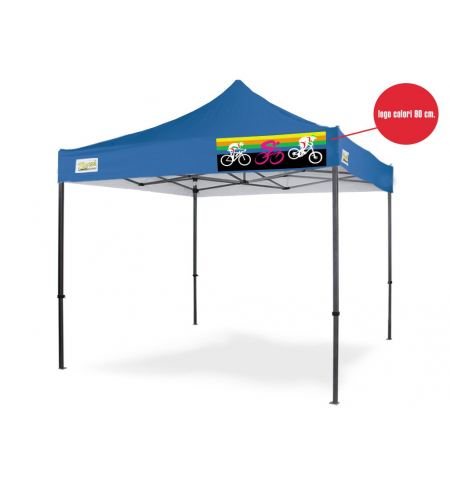 Personalizzazione Gazebo LOGO Colori cm. 90