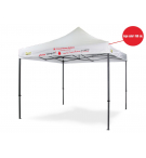 Personalizzazione Gazebo LOGO Colori cm. 150