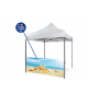Personalizzazione Gazebo FULL PRINT ½ parete laterale 2 mt.