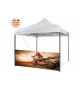 Personalizzazione Gazebo FULL PRINT ½ parete laterale 3 mt.