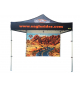 Personalizzazione Gazebo FULL PRINT parete laterale 3 mt. c/finestra