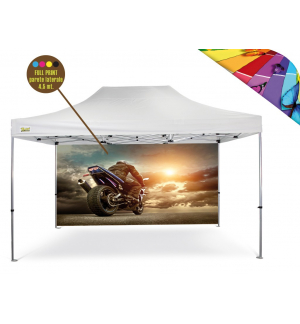 Personalizzazione Gazebo FULL PRINT parete laterale 4 mt.