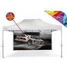 Personalizzazione Gazebo FULL PRINT parete laterale 8 mt. bi-facciale
