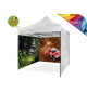 Personalizzazione Gazebo FULL PRINT Kit 3 pareti laterali 2x2 mt.