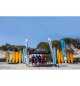 Personalizzazione Gazebo FULL PRINT Tetto 3x3 mt. con Cuciture Termonastrate