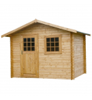 Casetta in legno senza pavimento Lucca 25mm