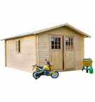 Casetta in legno senza pavimento Arezzo 25mm