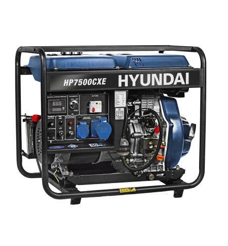 Generatore diesel Hyundai 5.5KW 456CC avviamento elettrico Generatore diesel Hyundai 5.5KW 456CC avviamento elettrico